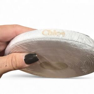 Authentic Chloé Ribbon 50M 20mm Logo NIP Sealed Lux Gift Ribbon Roll